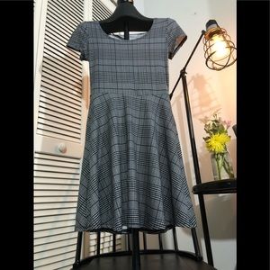 Black & White plaid dress